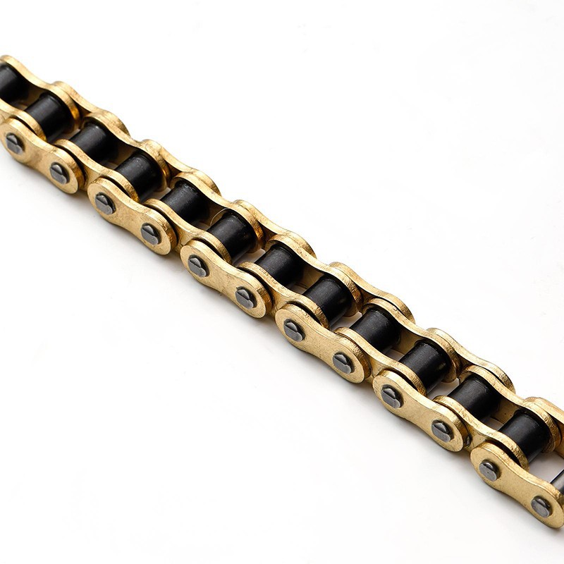 428 Motorcycle drive chain golden plate